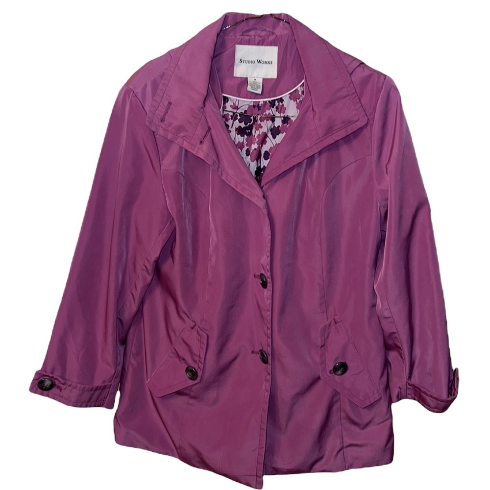 Studio Works Hooded Jacket Size Medium - image 1